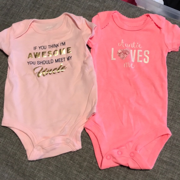 aunt and uncle onesie